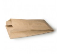 Пакет бумажный для пищевых продуктов, 170х70х300мм, с плоским дном