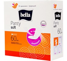 Прокладки BELLA Panty soft Дышащие, ежедневные, 60шт/уп, 2 капли