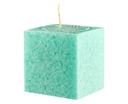 Свеча подарочная Куб, с ароматом Яблоко, 75мм, 350 грамм