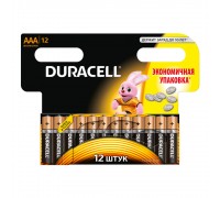 Батарейка щелочная Duracell AAA/LR3, 12 шт/уп