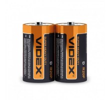 Батарейка VIDEX, солевая, тип R20P (D)