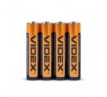 Батарейки VIDEX, тип AA (LR06), 4 шт/уп