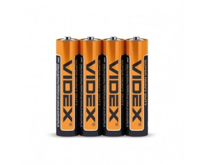 Батарейки VIDEX, тип AAA (LR03), 4 шт/уп