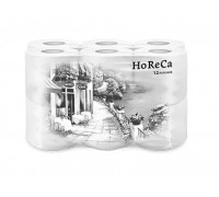 Туалетная бумага Plushe HORECA, 2 слоя, 12 рулонов