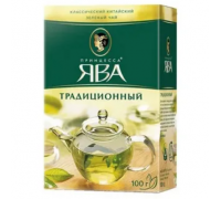Чай зеленый, Принцесса Ява, Традиционный, листовой, 100 грамм