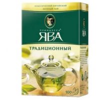 Чай зеленый, Принцесса Ява, Традиционный, листовой, 100 грамм