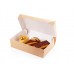 Бумажный контейнер Eco Cake 1200 для пирожных, вафель, печенья, конфет, 150х100х85 мм, Doeco