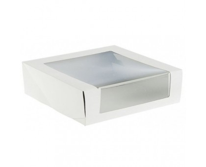 Коробка для торта КТ60, с окном, 225х225х60мм, Патичерри