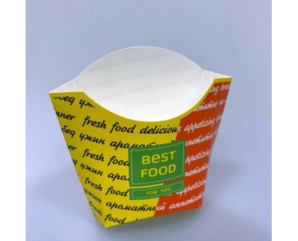 Короб-стакан для картофеля фри, Best Food, 100 грамм, 100 штук в упаковке