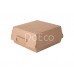 Короб под гамбургер ECO BURGER M Pure Kraft. 100x100х60мм, Doeco