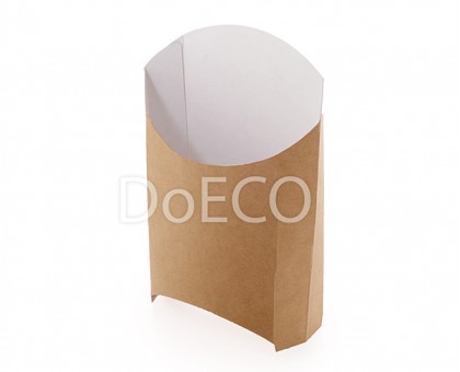 Упаковка для картофеля фри ECO FRY L, 126х40х135мм