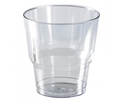 Стакан для трайфлов Кристалл, 200 мл, прозрачный, пластиковый, 12шт/уп