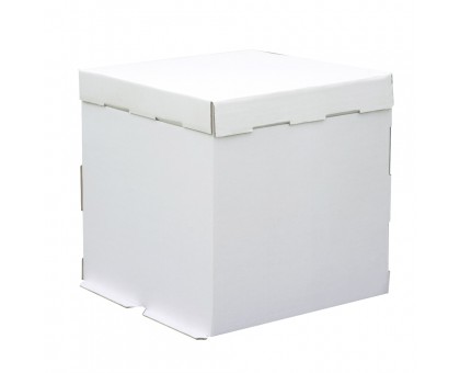 Короб картонный для торта белый, 420x420x450мм, Pasticciere