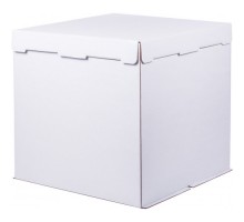 Короб картонный для торта белый, 500х500х640мм, Pasticciere