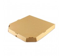 Коробка под пиццу 30х30см, бурая, без рисунка