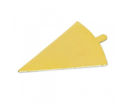 Подложка для десерта, с держателем, треугольная, 120х90мм, 0.8мм, 100 шт/упак