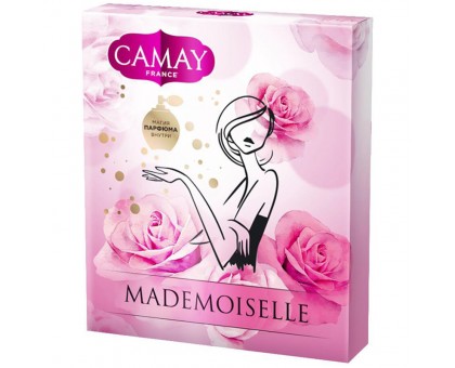 Набор подарочный Camay Mademoiselle (гель для душа Мадмуазель, 250 мл + мыло туалетное, 85 г, 2 штуки)