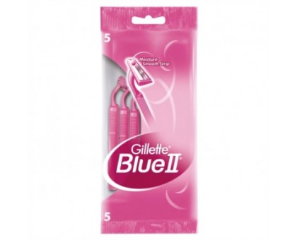 Одноразовые женские станки для бритья Gillette Blue 2, 5 штук/уп