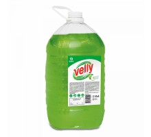 Средство для мытья посуды GRASS Velly Light, зеленое яблоко, ПЭТ, 5 литров