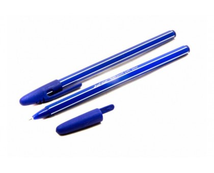 Ручка шариковая 555-A, синяя, 1мм, 50 штук/уп