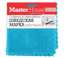 Салфетка из микрофибры Master House "Шведская марка" 30*30см, лазерная обрезка края