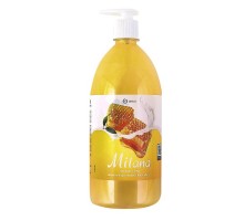 Жидкое крем-мыло Grass Milana Молоко и мед, с дозатором, 1 литр