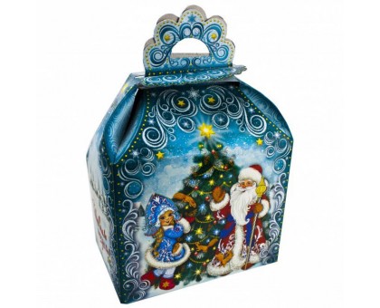 Новогодняя подарочная коробка Морозко, 1000 грамм