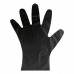 Перчатки одноразовые черные, эластомер, 50 пар, размер L, Aviora