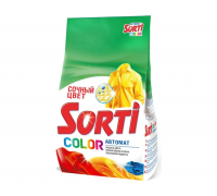 Стиральный порошок автомат Sorti Color, для цветного белья, 2,4 кг