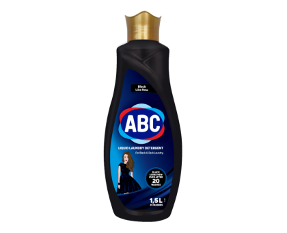 Жидкий гель для стирки, ABC Black, для черного белья, 1.5 литра