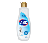 Жидкий гель для стирки, ABC Блестящий белый, для белого белья, 1.5 литра