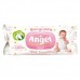 Детские влажные салфетки Angel Baby Care Premium, с клапаном, розовые, 120 шт\уп